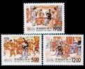 1996 Chinese Traditional Wedding Ceremony Customs Stamps Costume Candle Wine - Wijn & Sterke Drank