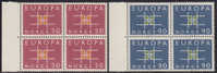 NORWAY 1963 «Europa CEPT» Mi# 498-99 - NK# 540-41, MNH Blocks Of 4 - Neufs