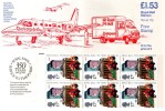 FT4 GB Folded Booklet Royal Mail Datapost £1.53 1985 PO Condition - Postzegelboekjes