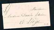 Belgique Précurseur 1847 Lettre Datée De Bruxelles Avec Manuscrit "1/2 Port 20 Cents". - 1830-1849 (Onafhankelijk België)