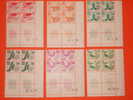 FRANCE 1977/78-Séries N°146/57 Signes Du Zodiaque 12 Blocs De 4 En Coins Datés 1976/1977/1978.  Superbe - Astrologie
