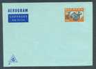 Denmark Danemark Aerogram 37 OVERPRINTED Aérogramme Postal Stationery MNH XX - Postwaardestukken