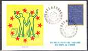LUXEMBOURG 25-6-1963 Conseil De L'Europe 2.50 Frs  FDC Without Address Mi. 679 - FDC