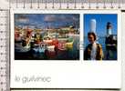 LE GUILVINEC  -   2 Vues   :  Un Coin Du Port De Pêche Et Le Costume Bigouden - Guilvinec