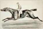 Horse Race S-t-a-m-p-ed Card 1277-1 - Hippisme