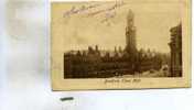 Carte  De  Bradford  --Town--Hall - Bradford