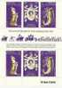 TRISTAN DE CUNHA - 1978 - 5 SETS OF  25TH ANNIVERSARY CORONATION  OF ELISABETH II SOUVENIR SHEET OF 6  OF 25 PENNIES - Tristan Da Cunha