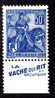 N° 257a Neuf** (Pub. VACHE QUI RIT)  COTE= 6,50 Euros !!! - Unused Stamps