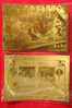 Gold Foil 2010 Chinese New Year Zodiac Stamp -Tiger (Taipei) Unusual - Chines. Neujahr