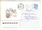 USSR Postal Cover 1989 - Happy New Year - Nouvel An