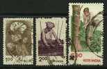 ● INDIA - 1980 - AGRICOLTURA - N. 629 / 31  Usati , Serie Completa - Cat. ? €  - Lotto 234 - Gebruikt