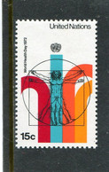 UNITED NATIONS - NEW YORK   - 1972  WORLD HEALTH DAY   MINT NH - Neufs