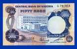 MONNAIE BILLET NEUF AFRIQUE CENTRAL BANK OF NIGERIA 50 FIFTY KOBO N° 781959 F93 DEUX SIGNATURES - Nigeria