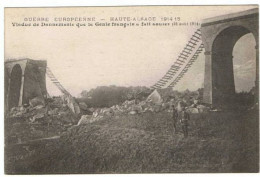 GUERRE EUROPEENNE     Viaduc  De Dannemarie   Detruit Par Le Génie  En 1914 - Dannemarie