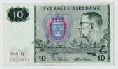 SWEDEN:   10 Kronor 1966H  XF/AU    * NICE BANKNOTE ! - Schweden