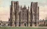 13297   Regno   Unito,  Wells  Cathedral,  West  Front,  NV - Wells