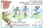 45626)foglio Somalia Serie Camp. Mondiali Di Calcio Spa '82 Da 3 Valori - Nuovo  - Bf11 - Somalia (1960-...)