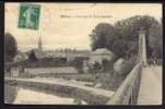 CPA  ANCIENNE- FRANCE- BORAN (60)- VUE DU VILLAGE PRISE DU PONT SUSPENDU- ANIMATION - Boran-sur-Oise