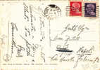 MILANO  - NAPOLI - Card  /  Cartolina  29.10.194?  -  Imper. Senza Fasci  Lire 1 + 20 Cent. - Storia Postale