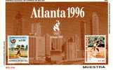 Olympic Games, Tenis Bolivia 1996 Bl 217 Atlanta Specimen / Muestra MNH ** - Ete 1996: Atlanta