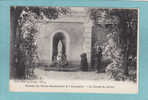 92 - NOVICIAT DES OBLATES MISSIONNAIRES DE L´ ASSOMPTION .  - La Grotte Du Jardin. - BELLE CARTE ANIMEE  - - Bourg La Reine