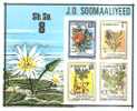 45644)foglio Somalia Serie Fiori Della Somalia Da 4 Valori - Nuovo  - Bf6 - Somalië (1960-...)