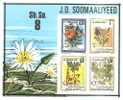 45646)foglio Somalia Serie Fiori Della Somalia Da 4 Valori - Nuovo  - Bf6 - Somalië (1960-...)