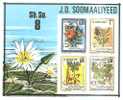 45647)foglio Somalia Serie Fiori Della Somalia Da 4 Valori - Nuovo  - Bf6 - Somalië (1960-...)