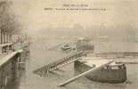 75  PARIS  VUE PRISE DU PONT DE LA CONCORDE SOUS LA NEIGE   CRUE DE LA SEINE   C  1867 - Inondations De 1910