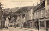 POLIGNY RUE TRAVOT ET ROCHERS DE CHAMOLE COMMERCES - Poligny