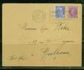 FRANCE 1947 N° Usages Courants Obl. S/Lettre Entiére - Storia Postale