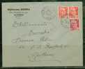 FRANCE 1949 N° Usages Courants Obl. S/Lettre Entiére - Storia Postale