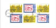 48788)foglio Commemorativo Rep. Ceca Con 6 Valori - Usato - Blocks & Sheetlets