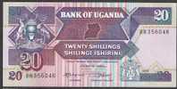 UGANDA : 20 Scellini - 1988 - P29 - FDS - Uganda