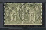 72  TYPE SAGE 1F.    PAIRE - 1876-1878 Sage (Tipo I)