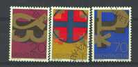 Liechtenstein  :  Yv  428-30  (o) - Usati