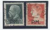 SAN MARINO - 1942 MILITARY POST 2V. - V3335 - Used Stamps