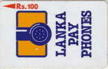 # SRI_LANKA 5 Lanka Pay Phone Rs100 Gpt  16SRLA Tres Bon Etat - Sri Lanka (Ceilán)