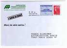 Entier Postal PAP POSTREPONSE Paris France Alzheimer Autorisation 60610 N° Au Dos : 10P201 - PAP: Antwort/Beaujard