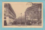 75  -  PARIS .  - La  Rue  Scribe -  1923  -  BELLE CARTE ANIMEE  - ( Galeries Lafayette ) - Distrito: 02