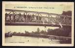 CPA  ANCIENNE- FRANCE- THOUROTTE (60)- LE PONT SUR LE CANAL- BAIGNEURS PLONGEANT DU PONT ! GROS PLAN- - Thourotte