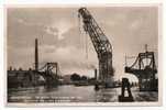 GERMANY - WILHELMSHAVEN, Port, Schwimmkran, Drehbrücke, 1941. - Wilhelmshaven