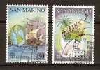 Cept 1992 San Marino Yvertn° 1301-02 (°) Oblitéré Cote 4 Euro - 1992