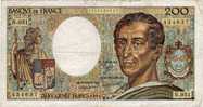 France : 200 Francs Montesquieu 1987 : Moyen Etat - 200 F 1981-1994 ''Montesquieu''