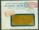 Lettre Recommandée De Chalonnes  à 1,05 Fr ( Maury N°121 + 111 ) Le 04/09/1929 - Bb11119 - Cartas & Documentos