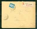 Lettre Recommandée De Huelgoat  à 1,50 Fr ( Maury N°181 )  Le 12/04/1927 - BB11219 - Cartas & Documentos