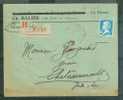 Lettre Recomma Du Havre  à 1,50 Fr ( Maury N°181) Le 30/12/1928 -  - Bb11305 - Cartas & Documentos