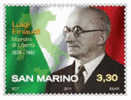 REPUBBLICA DI SAN MARINO - ANNO 2011 - ANNIVERSARIO MORTE PRESIDENTE LUIGI EINAUDI - NUOVI MNH ** - Unused Stamps