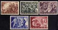 Bulgarie 1951 N°Y.T. ;  690 à 694** - Unused Stamps