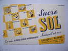 Buvard Ancien: SOL ( Sucre ) - Alimentos